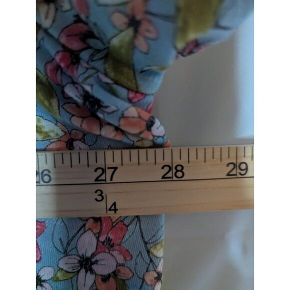 NWT J.Jill Women's Floral Layered Rayon Jersey Dress Sz 4x Boho Resortwear - Picture 11 of 11